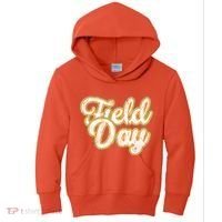 Field Day Retro Orange Field Day Games Adults Teachers Kids Hoodie thumb 0