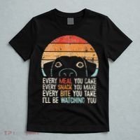 Funny Dog Retro Dog Ill Be Watching You Dog Dog Lover T-Shirt thumb 5