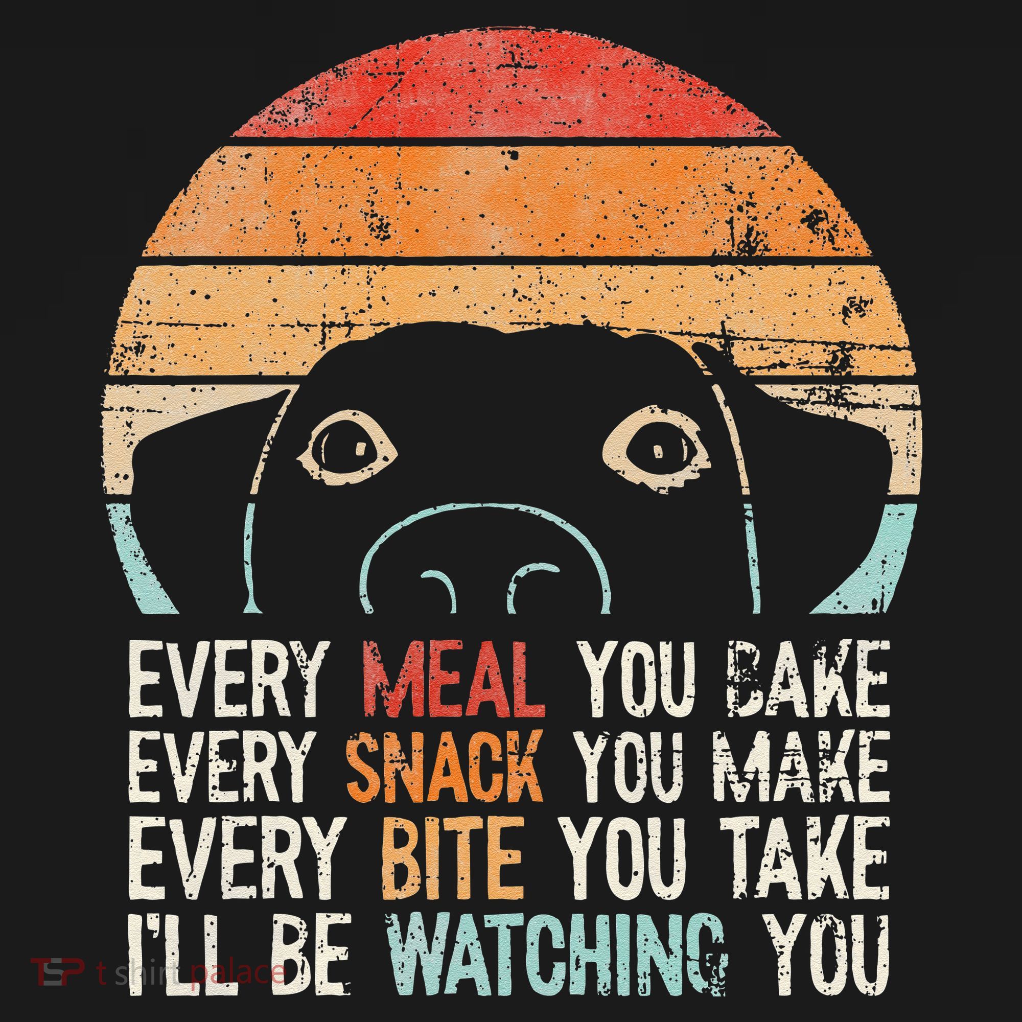 Funny Dog Retro Dog Ill Be Watching You Dog Dog Lover Polo