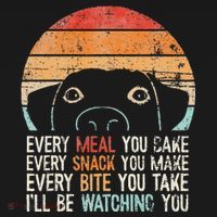 Funny Dog Retro Dog Ill Be Watching You Dog Dog Lover Women's Tank Top thumb 5