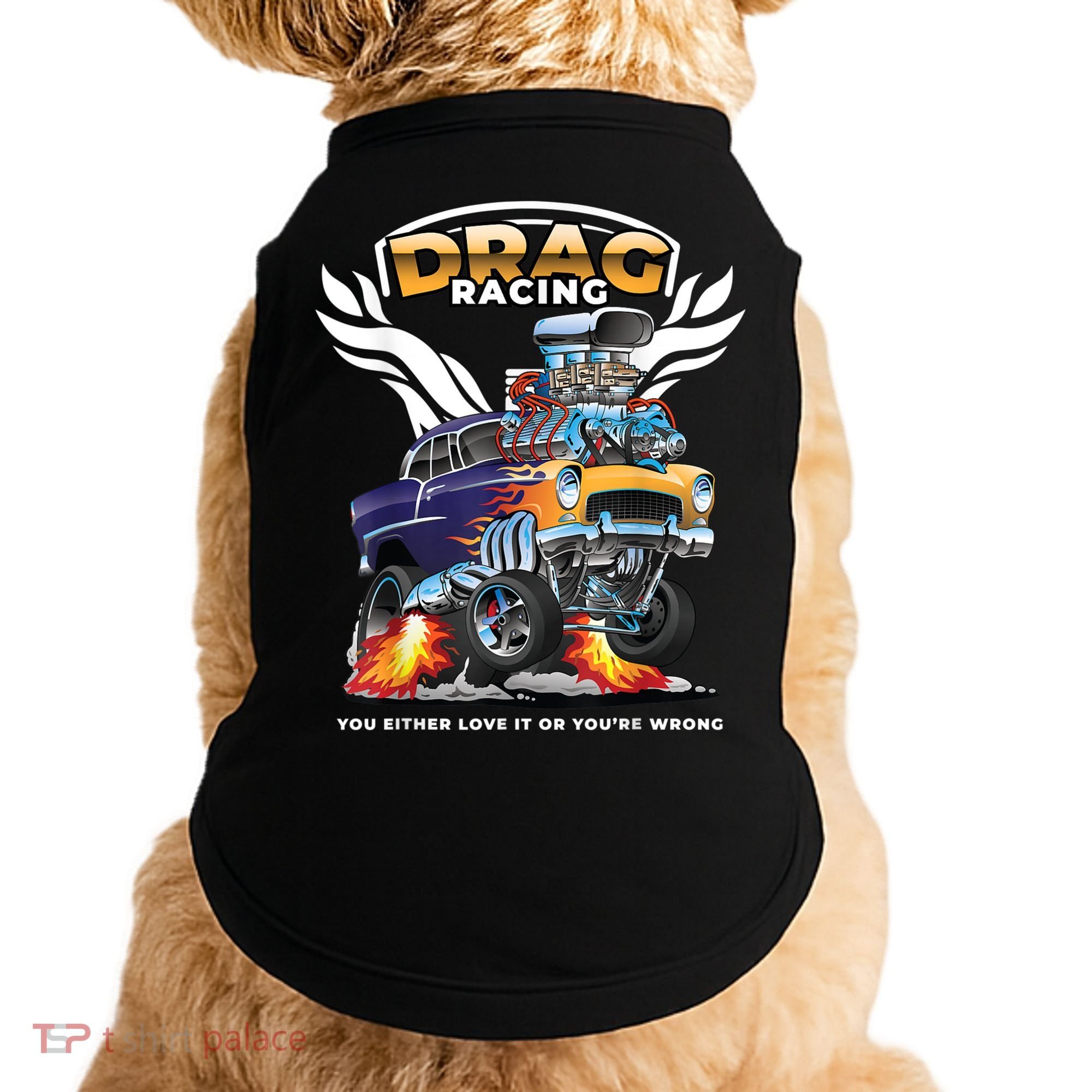 Funny Drag Racing Doggie Tank