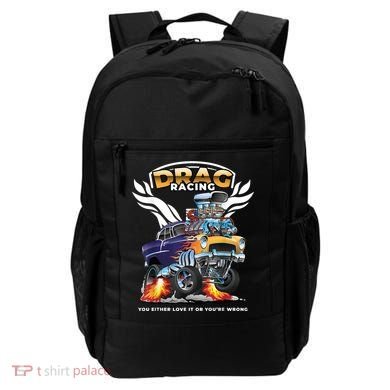 Funny Drag Racing Backpack