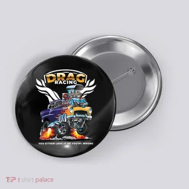 Funny Drag Racing Button