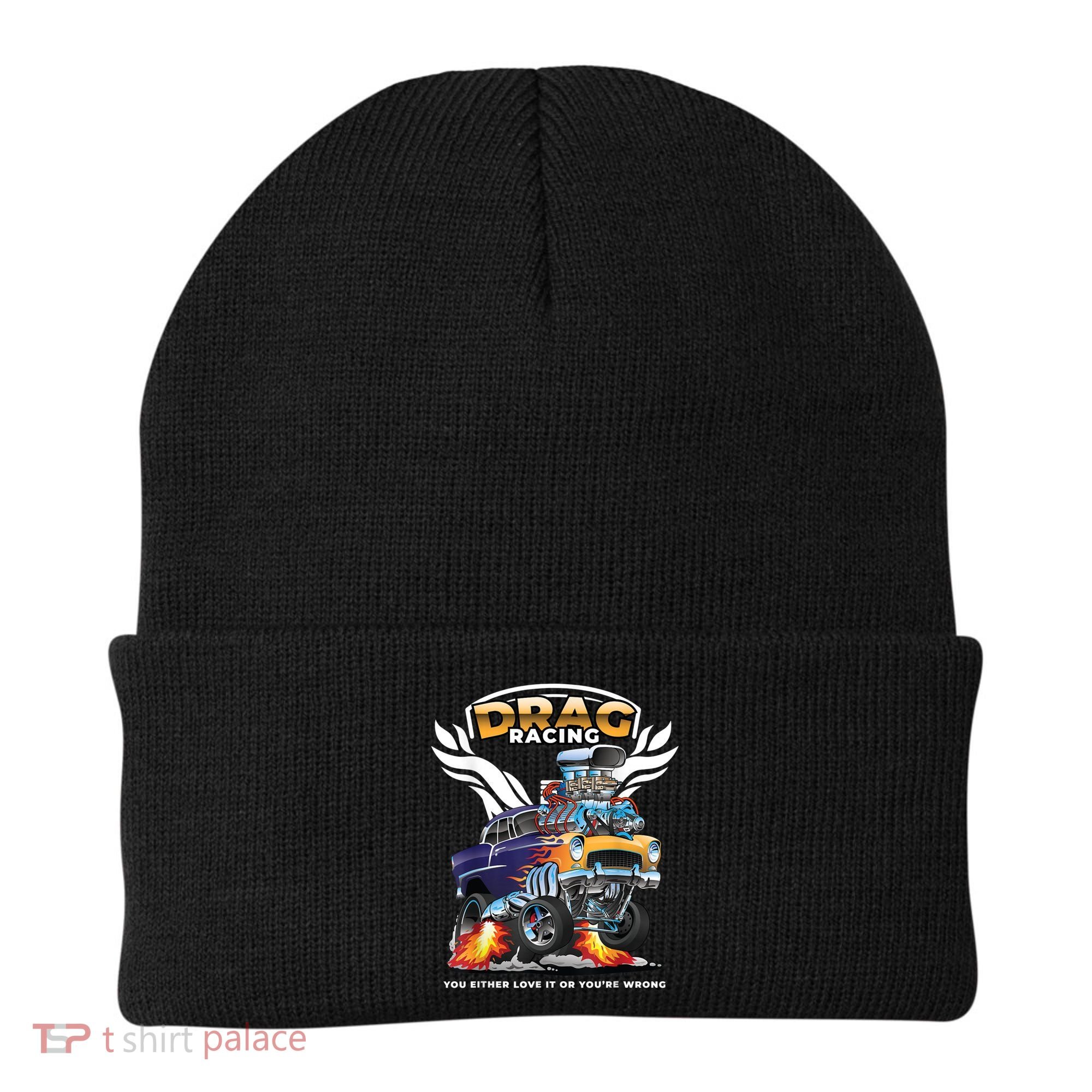 Funny Drag Racing Beanie