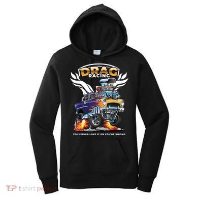 Funny Drag Racing Women's Hoodie