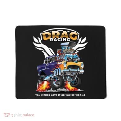 Funny Drag Racing Mousepad