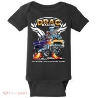 Funny Drag Racing Baby Bodysuit thumb 0