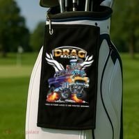 Funny Drag Racing Golf Towel thumb 2