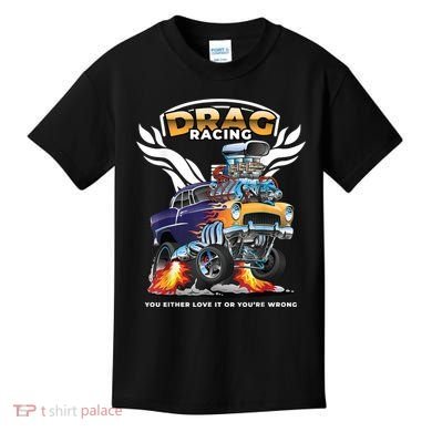 Funny Drag Racing Kids T-Shirt