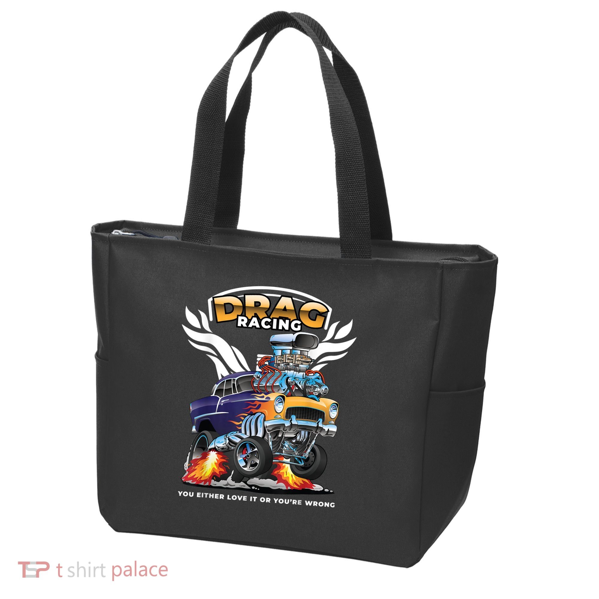 Funny Drag Racing Tote Bag