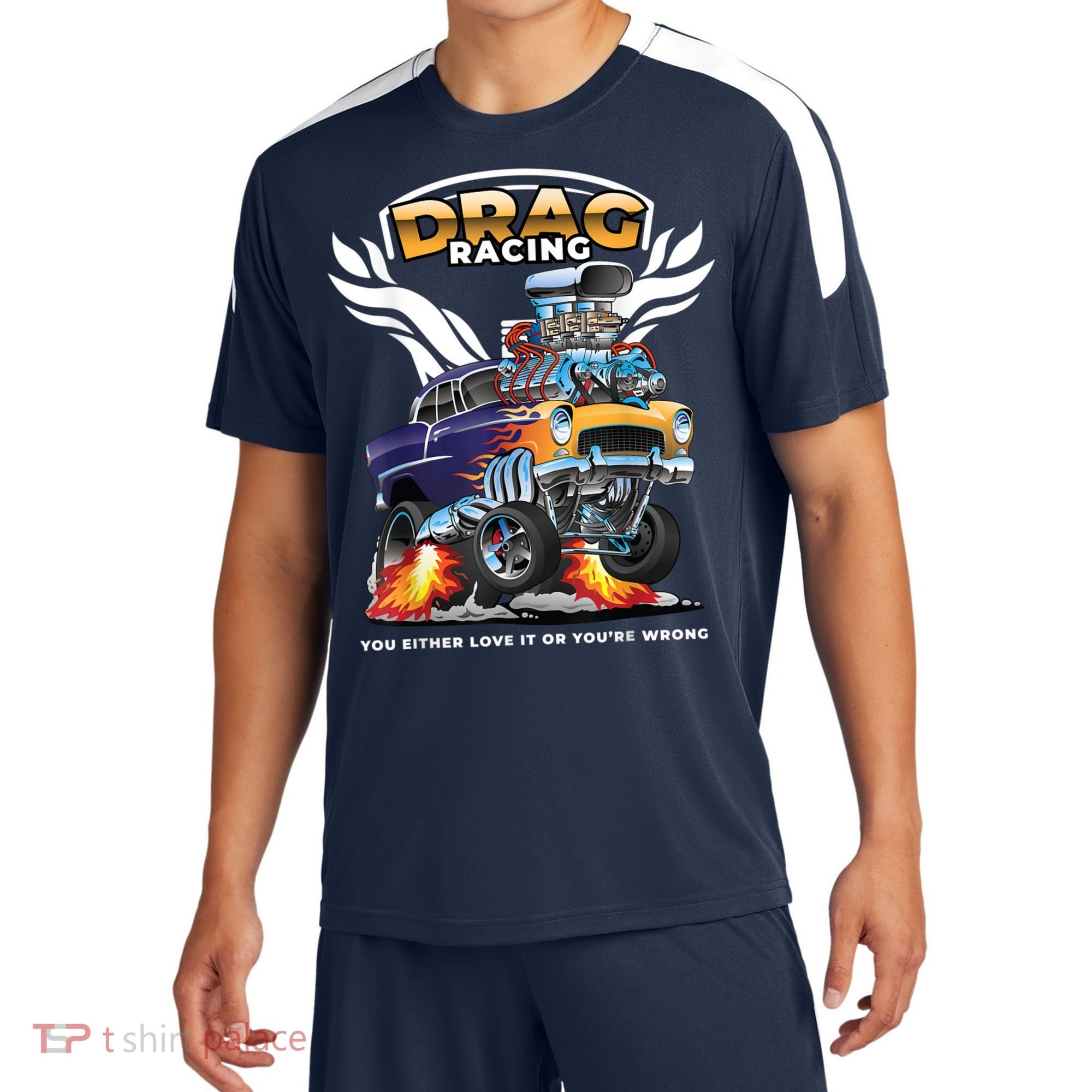 Funny Drag Racing Sport-Tek Competitor United Soccer Jersey