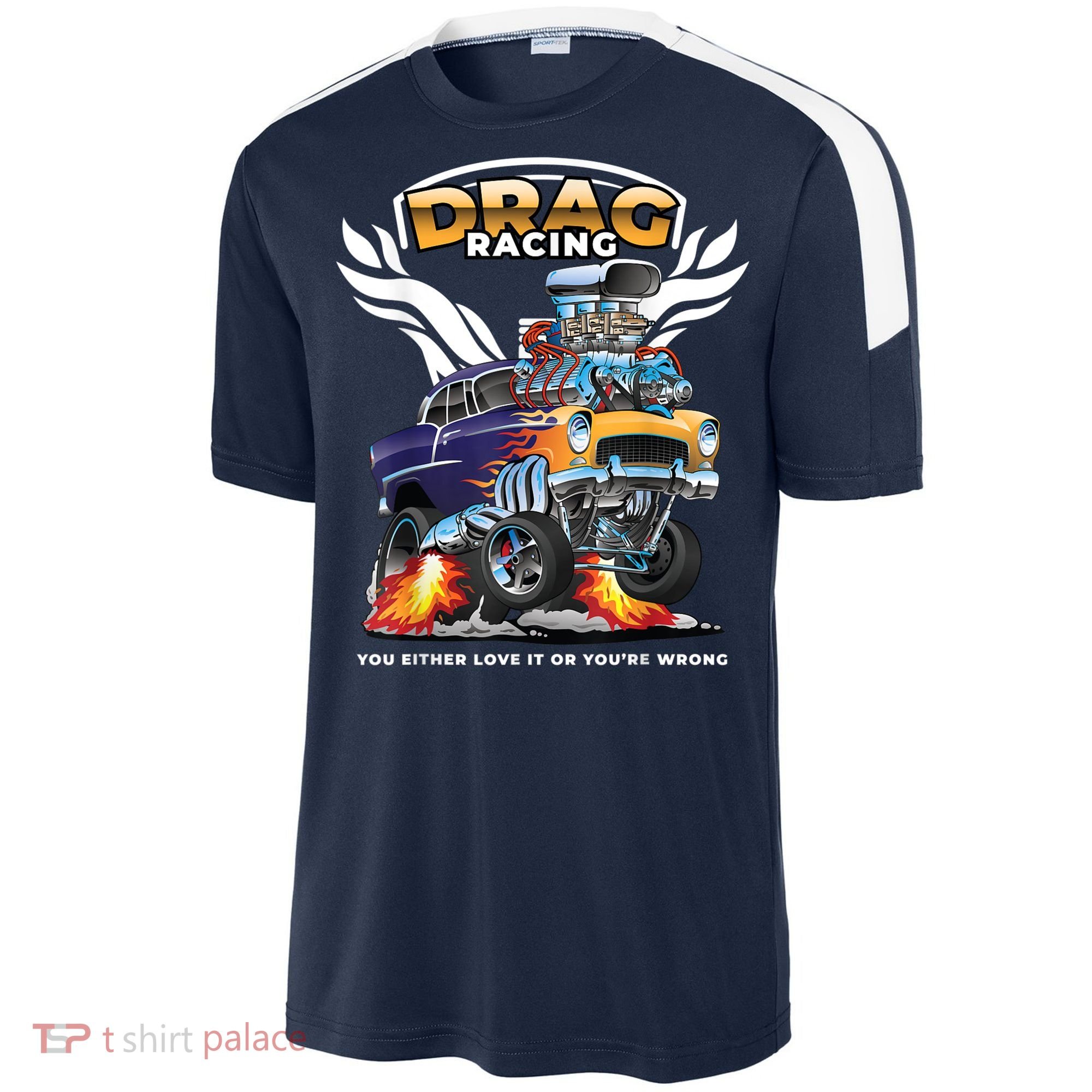 Funny Drag Racing Sport-Tek Competitor United Soccer Jersey