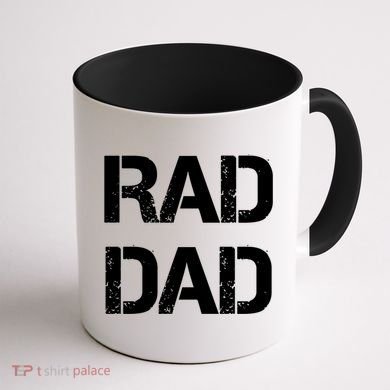 Fathers Day Rad Dad Rad Like Dad Gift Coffee Mug back