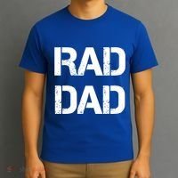 Fathers Day Rad Dad Rad Like Dad Gift T-Shirt thumb 3
