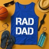 Fathers Day Rad Dad Rad Like Dad Gift Tank Top thumb 4