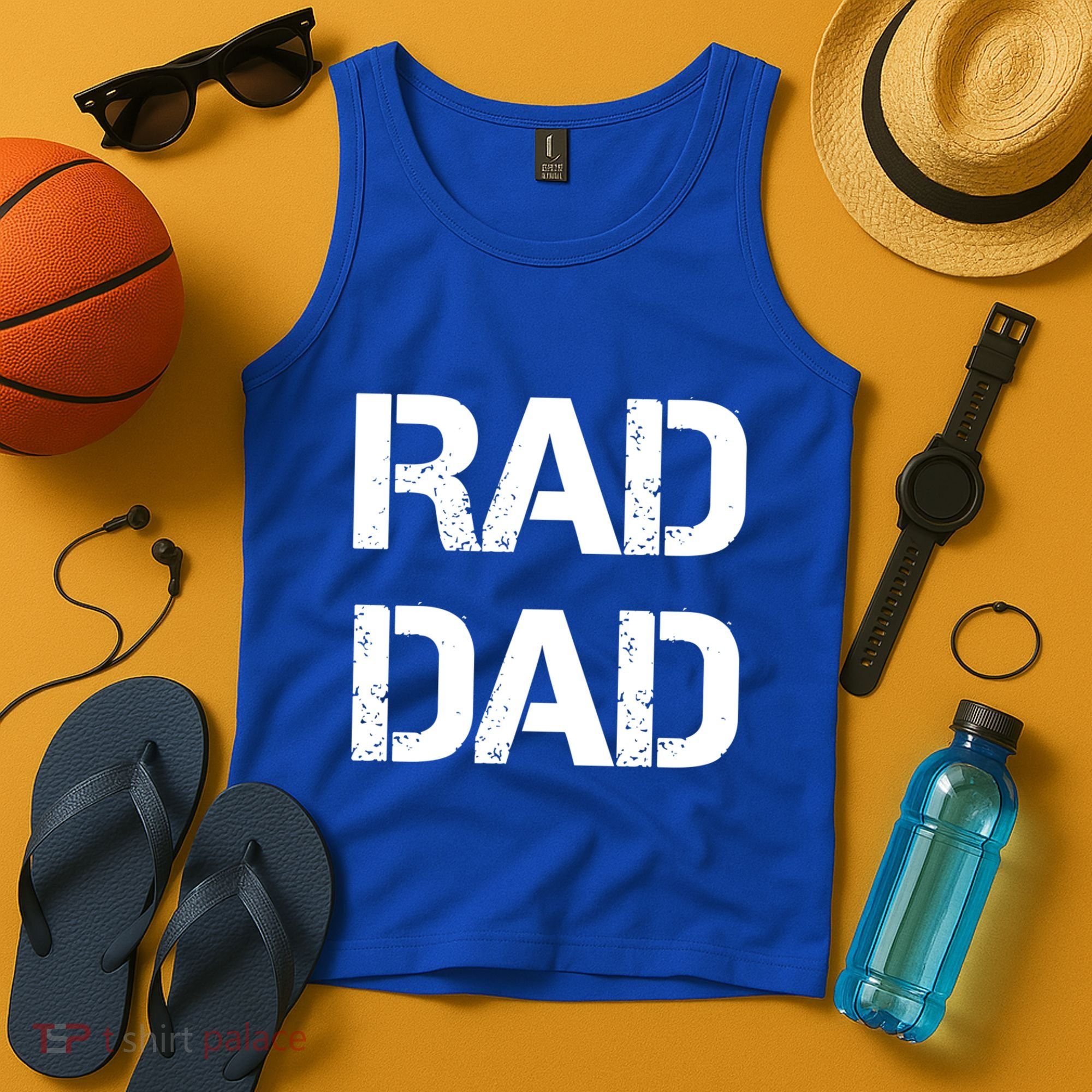 Fathers Day Rad Dad Rad Like Dad Gift Tank Top