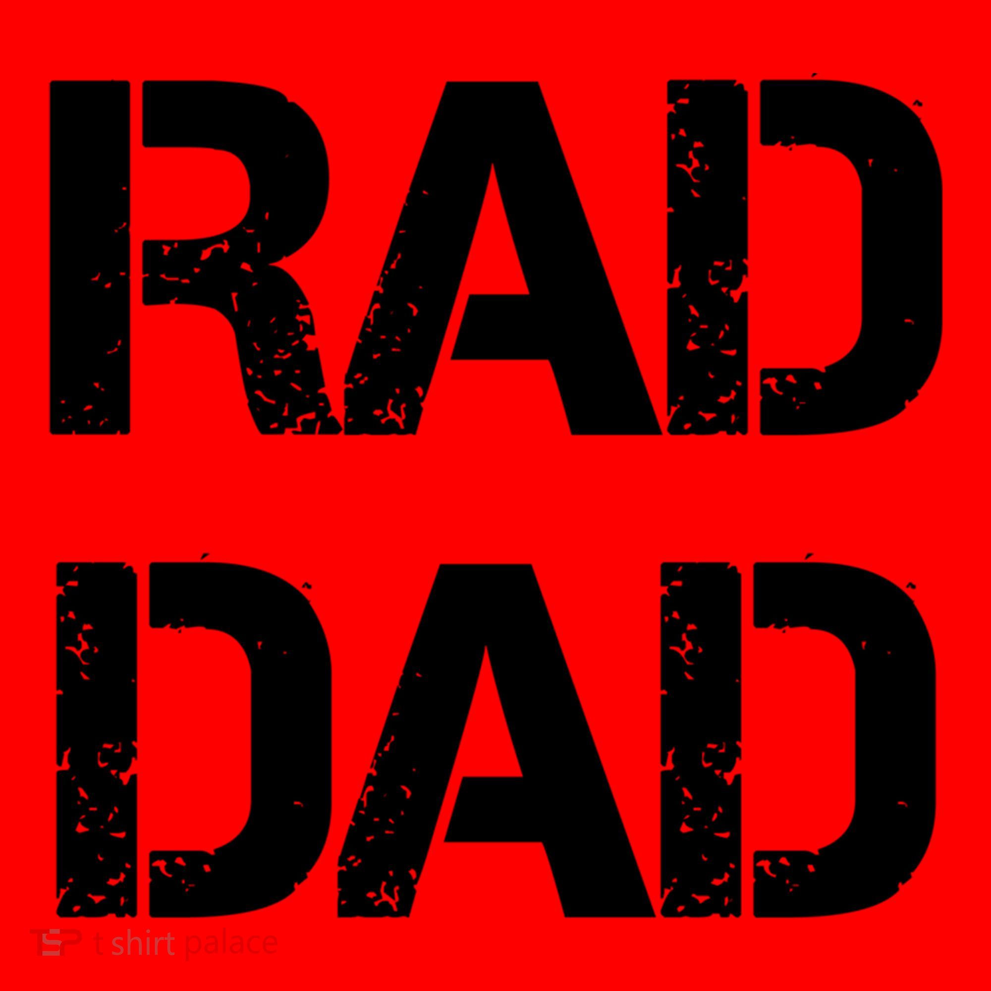 Fathers Day Rad Dad Rad Like Dad Gift Santa Hat