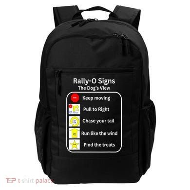 Funny Dog Rally Obedience Gift Backpack