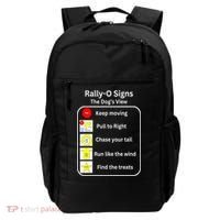 Funny Dog Rally Obedience Gift Backpack thumb 0