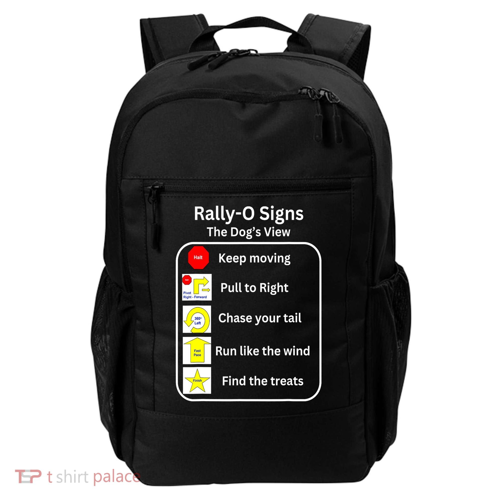 Funny Dog Rally Obedience Gift Backpack