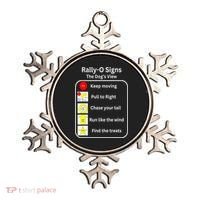 Funny Dog Rally Obedience Gift Ornament thumb 0