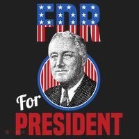 Franklin Delano Roosevelt Fdr For President Campaign Gift Beanie thumb 2