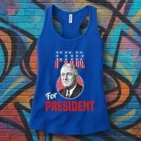 Franklin Delano Roosevelt Fdr For President Campaign Gift Women's Tank Top thumb 3