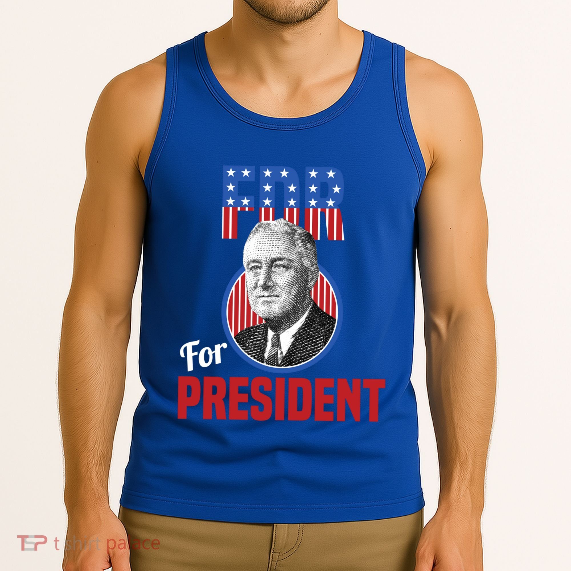 Franklin Delano Roosevelt Fdr For President Campaign Gift Tank Top