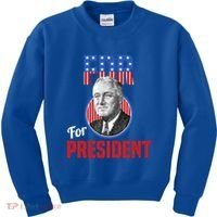 Franklin Delano Roosevelt Fdr For President Campaign Gift Kids Sweatshirt thumb 0