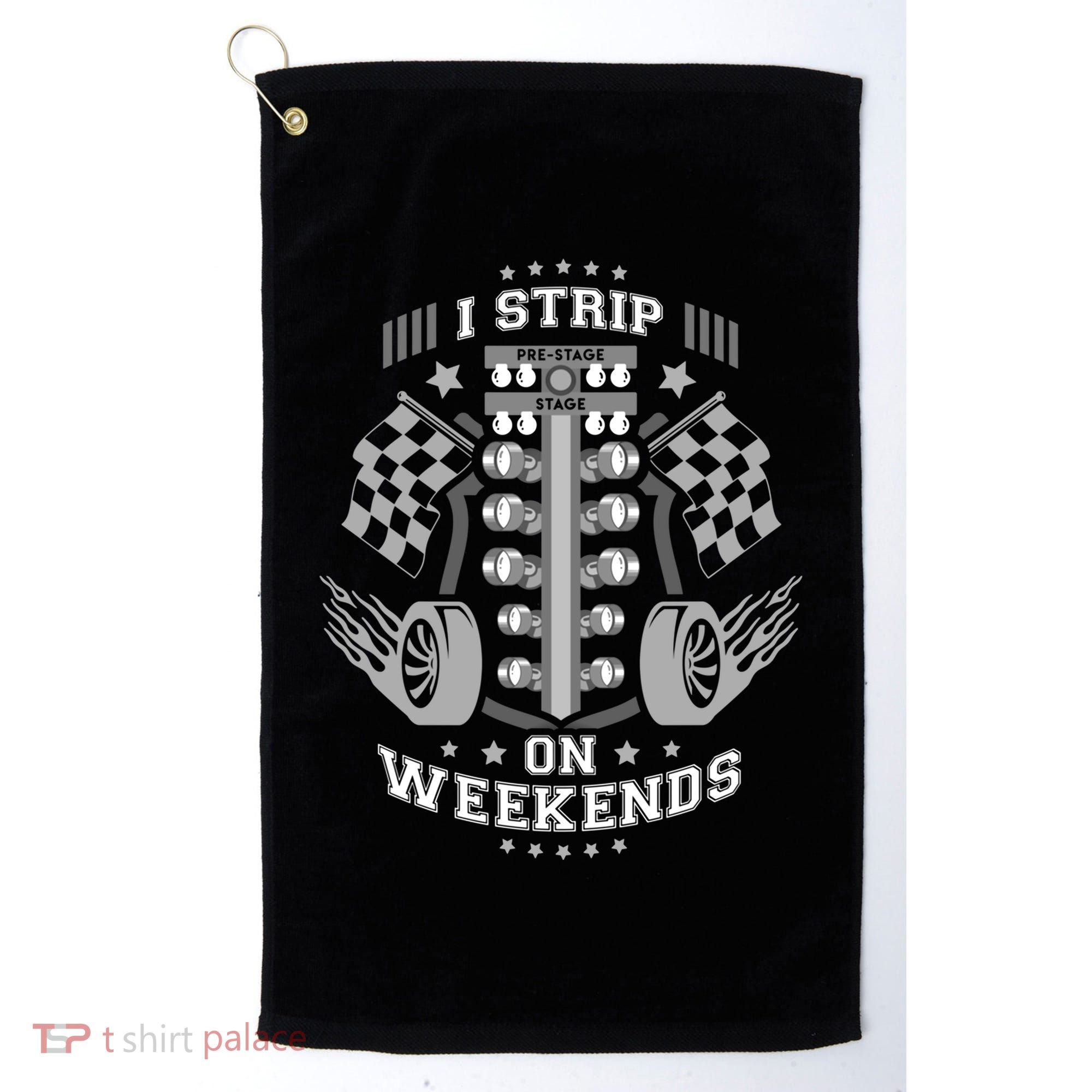 Funny Drag Racing Rally Motorsports Car Racer Gift Cool Gift Golf Towel