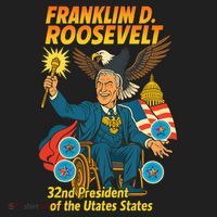Franklin D Roosevelt The Presidential Chronicles Women's Sweatshirt thumb 2