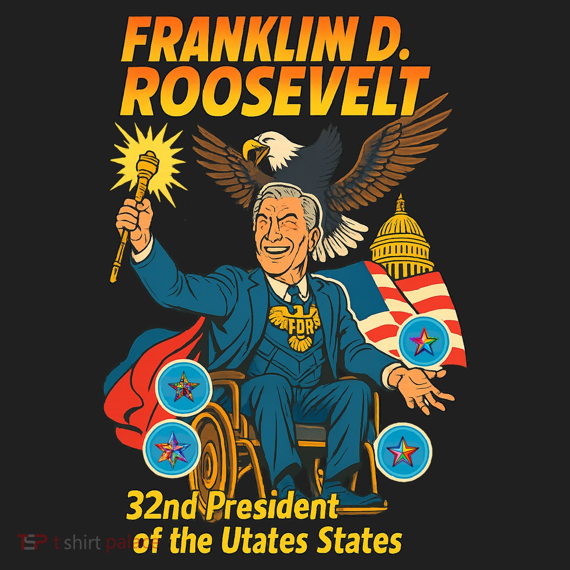 Franklin D Roosevelt The Presidential Chronicles Women's Sweatshirt