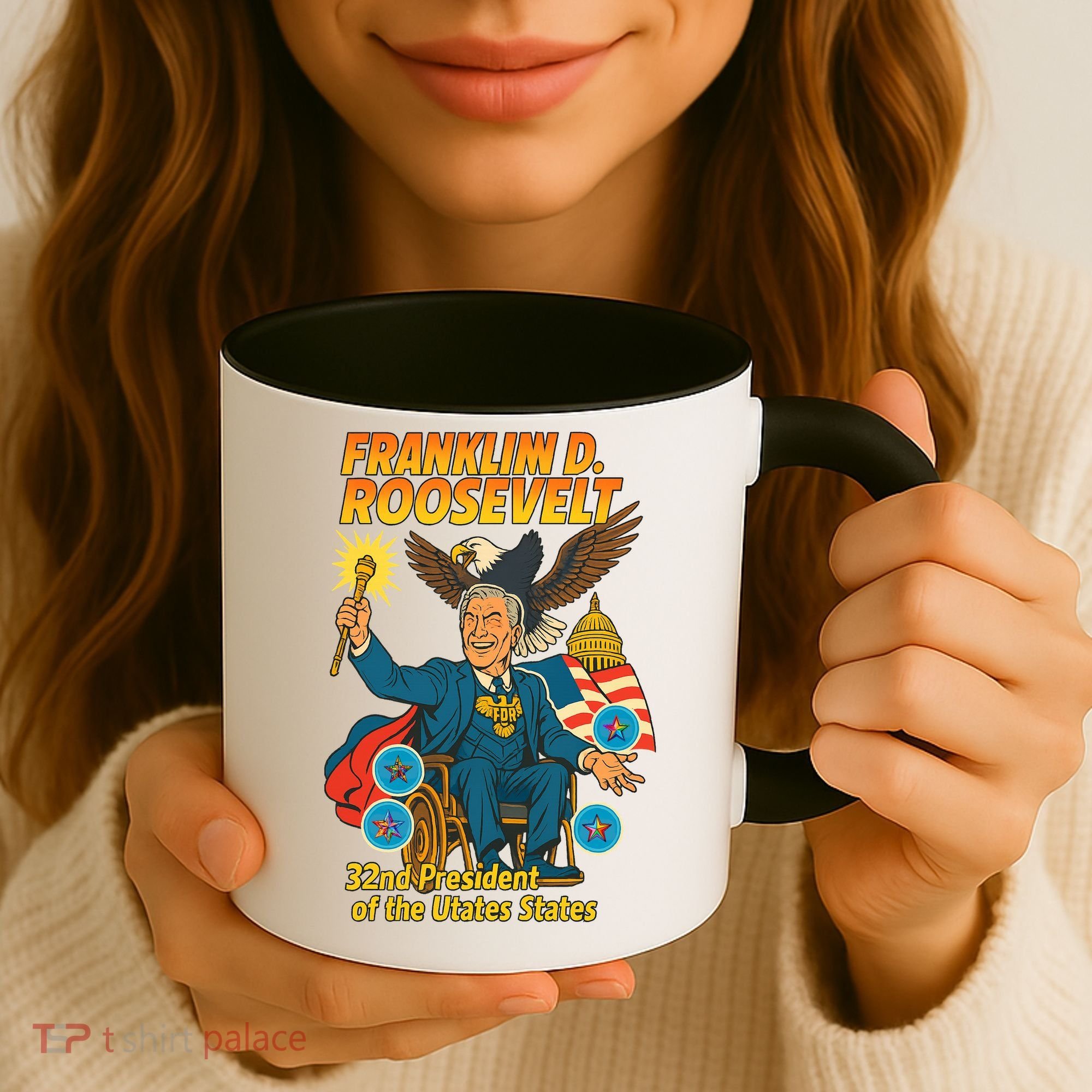Franklin D Roosevelt The Presidential Chronicles Coffee Mug