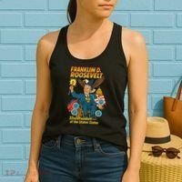 Franklin D Roosevelt The Presidential Chronicles Women's Tank Top thumb 2