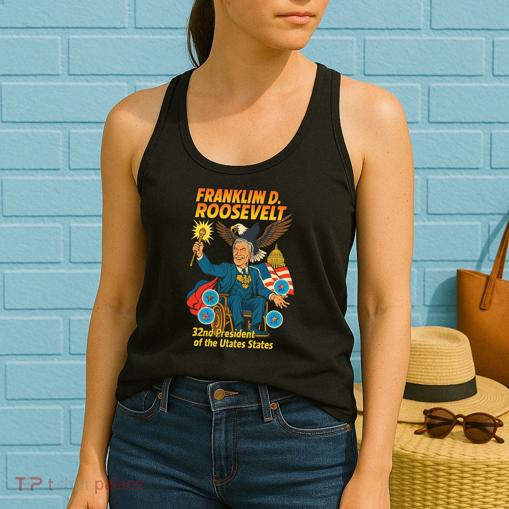 Franklin D Roosevelt The Presidential Chronicles Women's Tank Top