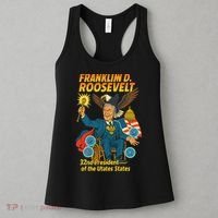 Franklin D Roosevelt The Presidential Chronicles Women's Tank Top thumb 3