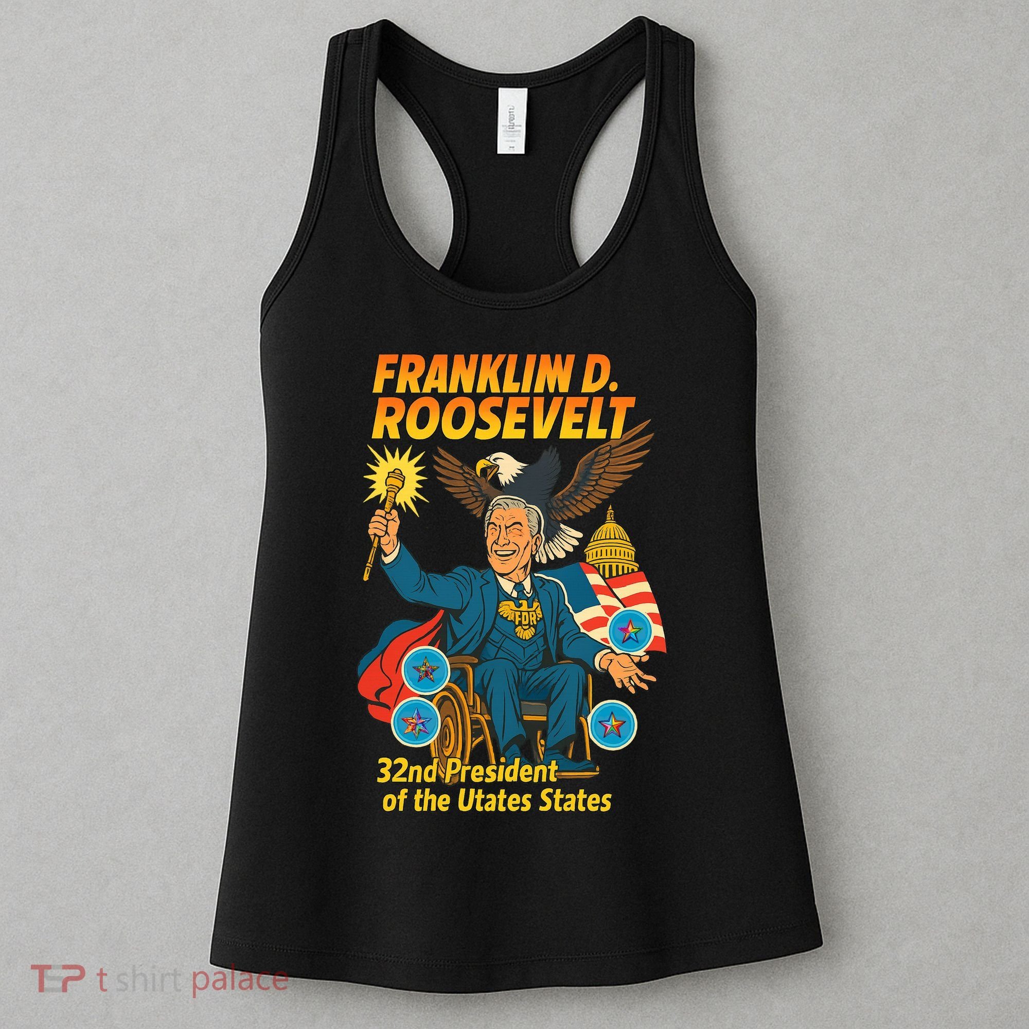 Franklin D Roosevelt The Presidential Chronicles Women's Tank Top