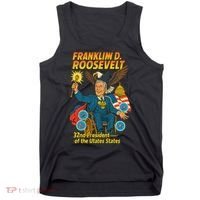 Franklin D Roosevelt The Presidential Chronicles Tank Top thumb 0