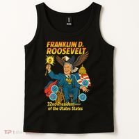Franklin D Roosevelt The Presidential Chronicles Tank Top thumb 2