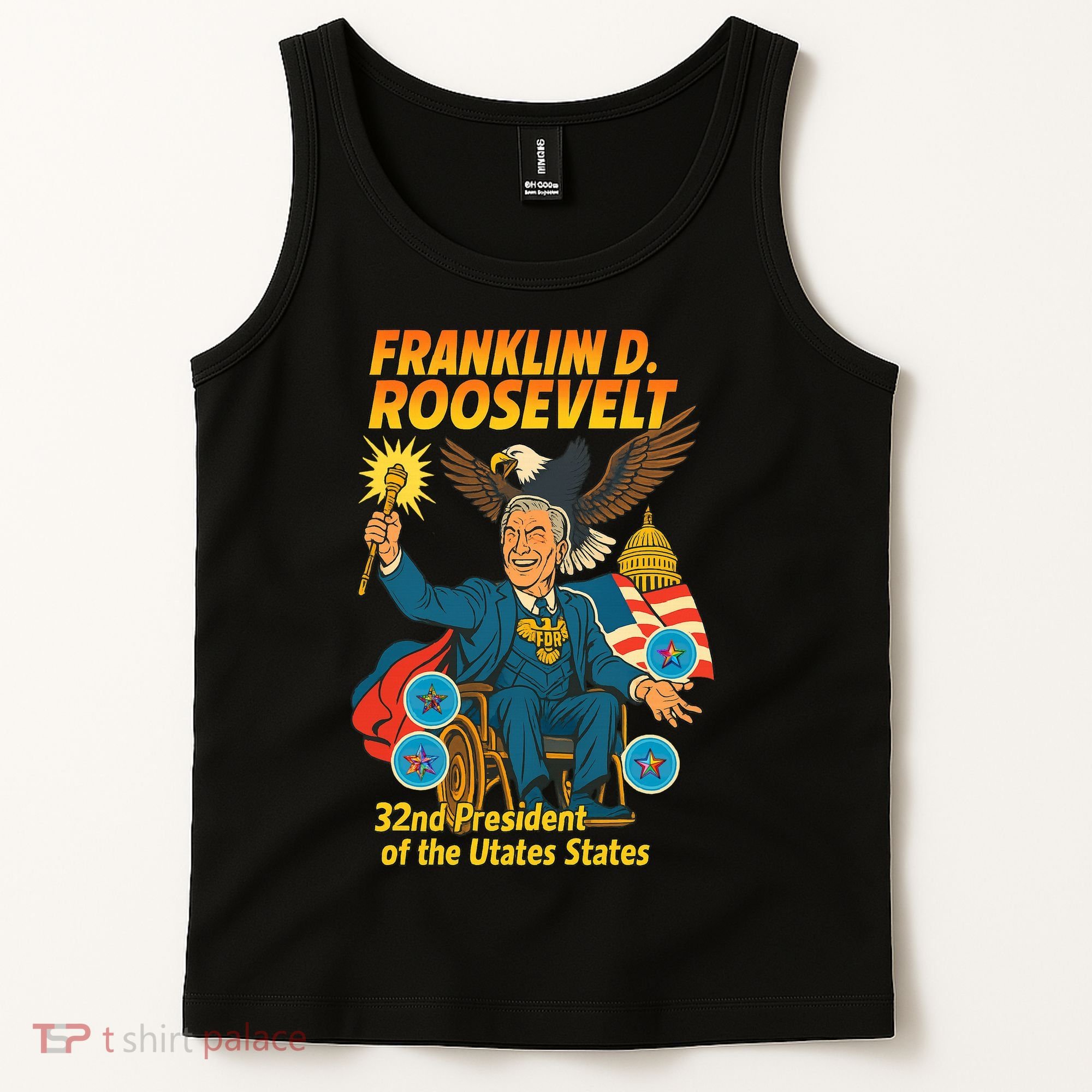 Franklin D Roosevelt The Presidential Chronicles Tank Top