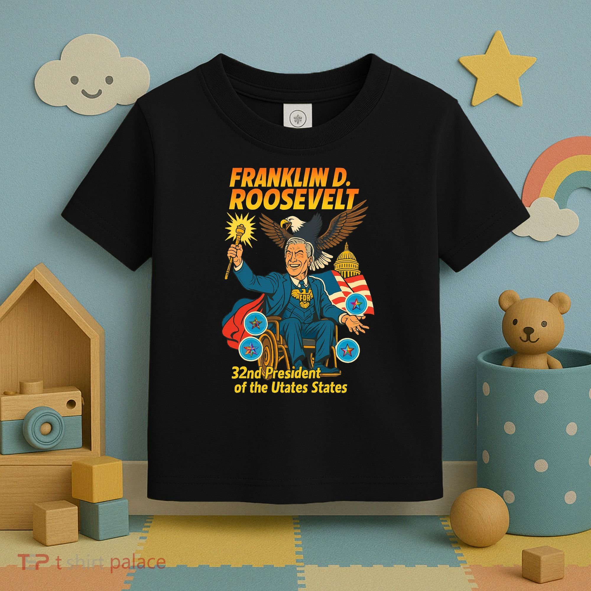 Franklin D Roosevelt The Presidential Chronicles Toddler T-Shirt