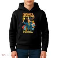 Franklin D Roosevelt The Presidential Chronicles Kids Hoodie thumb 4