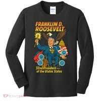 Franklin D Roosevelt The Presidential Chronicles Kids Long Sleeve Shirt thumb 0