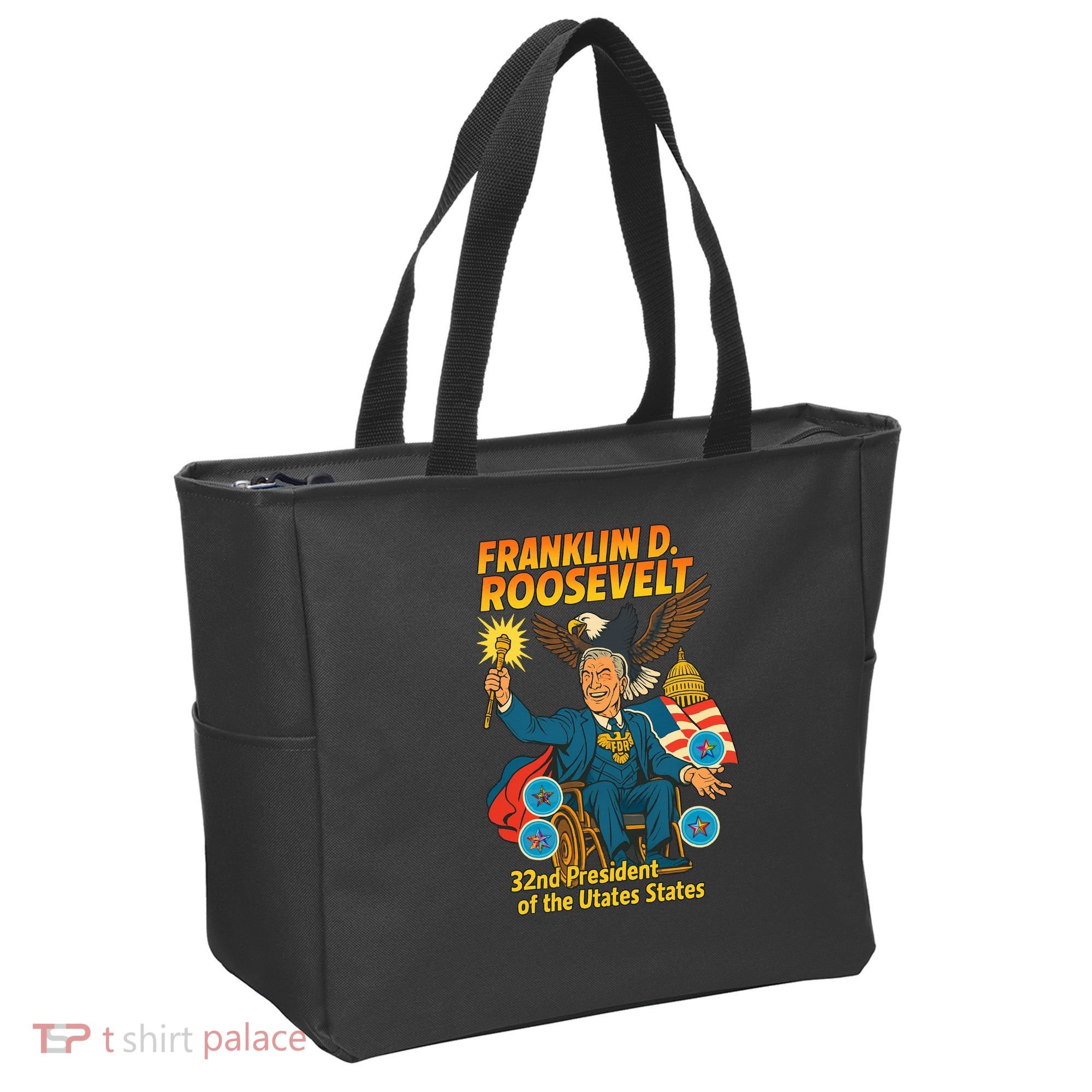 Franklin D Roosevelt The Presidential Chronicles Tote Bag