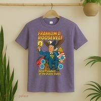 Franklin D Roosevelt The Presidential Chronicles T-Shirt thumb 2