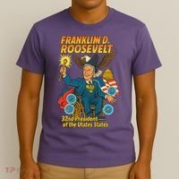 Franklin D Roosevelt The Presidential Chronicles T-Shirt thumb 3