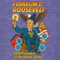 Franklin D Roosevelt The Presidential Chronicles Women's Hoodie thumb 2