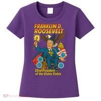 Franklin D Roosevelt The Presidential Chronicles Women's T-Shirt thumb 0