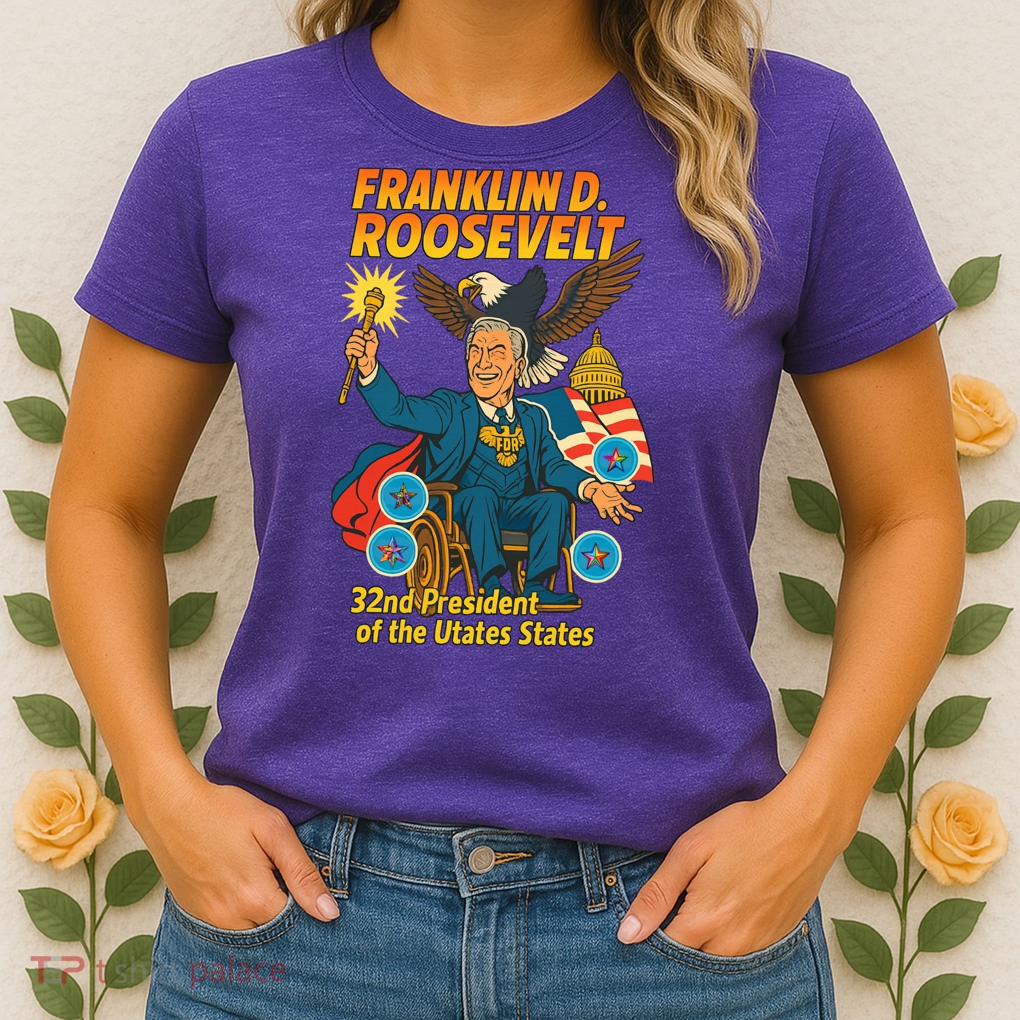 Franklin D Roosevelt The Presidential Chronicles Women's T-Shirt
