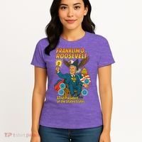 Franklin D Roosevelt The Presidential Chronicles Women's T-Shirt thumb 4